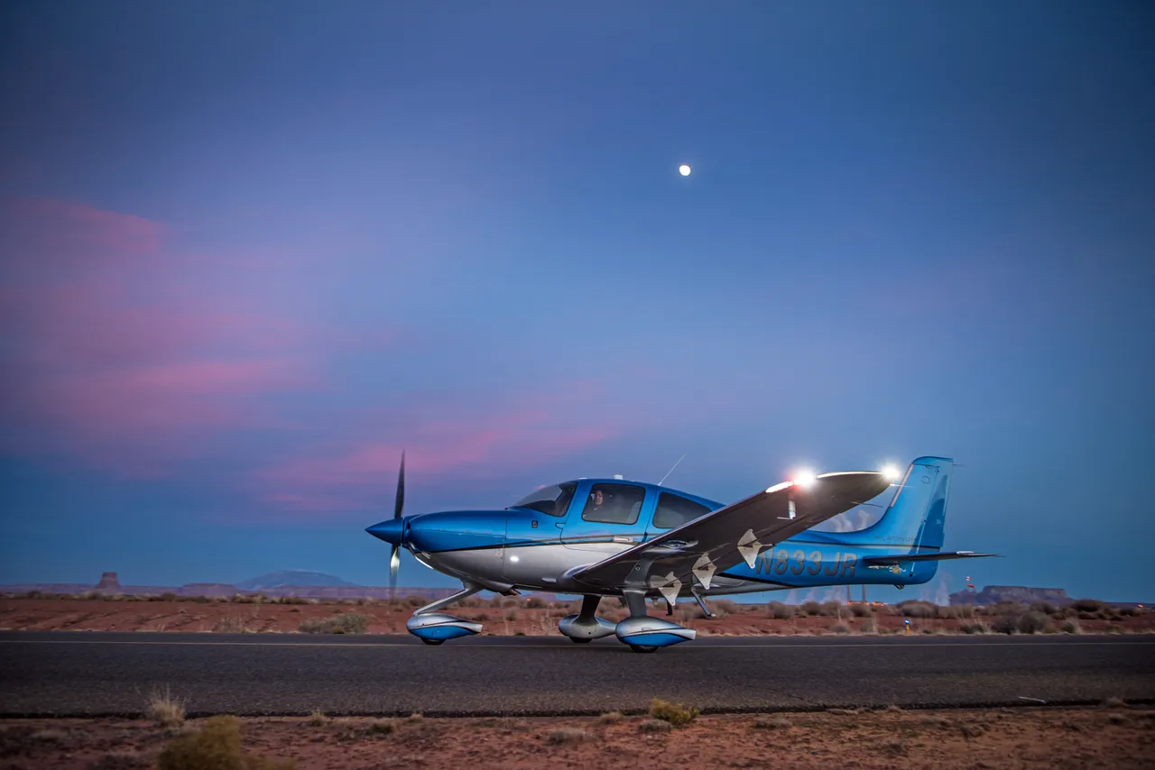 Cirrus SR22 in flight — the aircraft we chose and the aircraft we trust